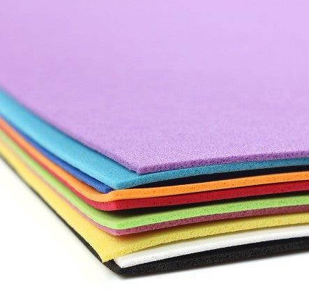 A4 Fold Scrapbooking Thick Multicolor Sponge Foam Paper