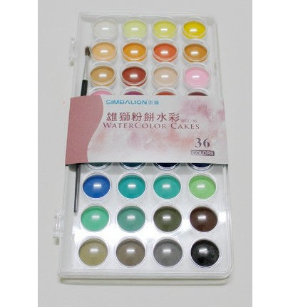 28 36 Transparent Solid Watercolor