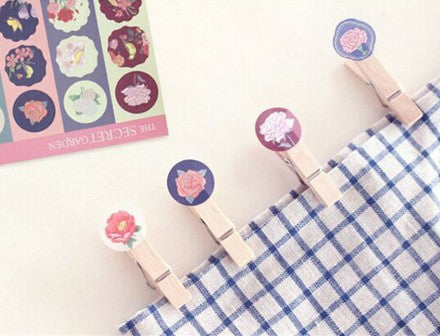 DIY Cute Kawaii Secret Garden Decorative Stickers