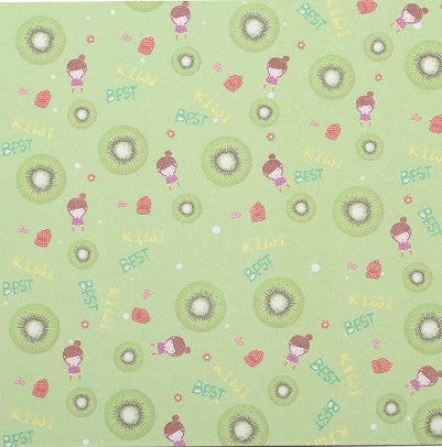 Square Floral Pattern Origami Paper