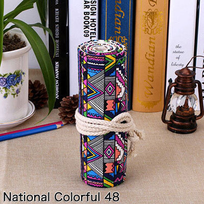 National Embroidery Canvas Handmade Pencils